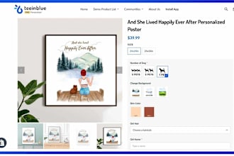 customize and configure product on zakeke, kickflip,teeinblue, customily shopify