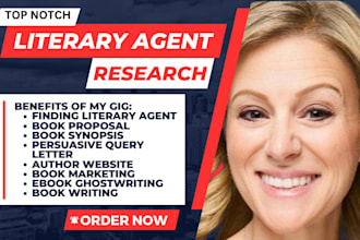 find you top notch literary agent for your manuscript