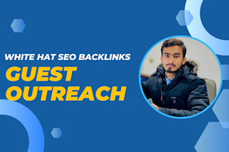 do monthly white hat SEO backlink building through blogger outreach