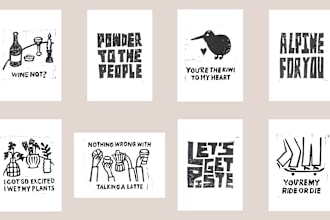 design an illustration for your gift card or wedding invites