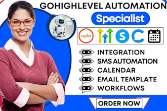 gohighlevel calender systeme integration email template booking zapier workflow
