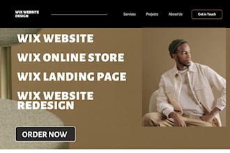 build wix online store wix landing page wix website redesign wix website