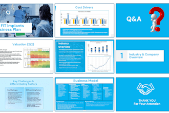 design pitch deck or powerpoint presentation