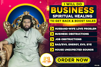 do business spiritual healing to get back and boost sales