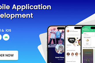 develop a custom mobile app for android and ios