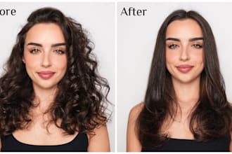 be your female model for your hair tool or product