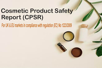 produce pif, cpsr, msds to sell your products in eu and UK