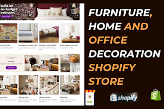 design furniture office home decor store furniture sales shopify store
