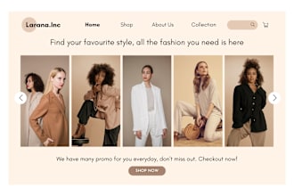 create shopify dropshipping online store or fashion clothing brand website