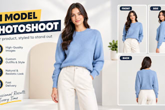 do ai product photography ai photoshoot with ai fashion models for your brand