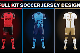 design a kit soccer jersey design for the soccer team