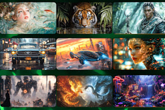 generate creative ai art and ai image using midjourney