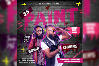 design a creative church flyer or event flyer within 2 hours