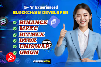 build trading platform like binance, mexc, bitmex, dedust, stonfi, dydx