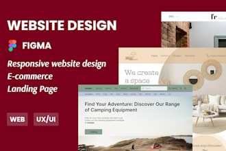 do figma design website ui ux for you