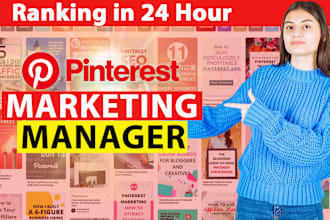setup,optimize and do pinterest marketing and  manager, pins and boards
