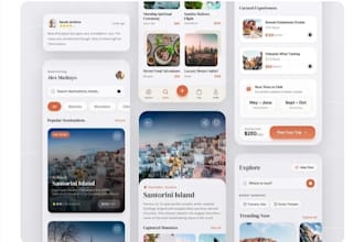 design mobile app or redesign screens on figma