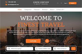 travel agency landing page tour website agency website vacation travel website