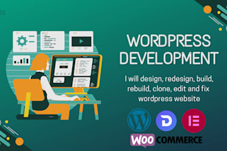 design, redesign, build, rebuild, clone, edit, fix wordpress website