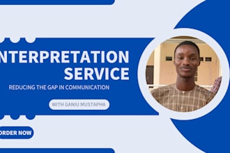 interprete yoruba phone calls, speeches, and meetings to english