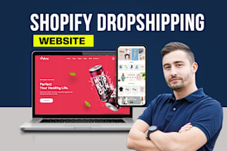 build lucrative shopify dropshipping store shopify website design