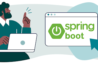 develop optimized spring boot backend frontend and android application