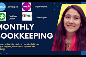 provide top notch bookkeeping solutions using zoho books,xero