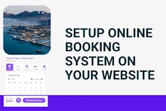 create booking website, appointment scheduling website