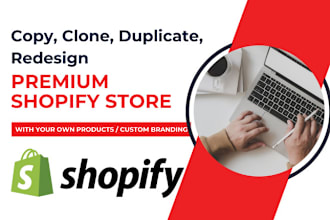 copy, clone, revamp, duplicate or redesign your shopify store