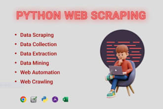 construct a python web scraper for web scraping data extraction