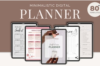 design custom digital planner for your etsy store