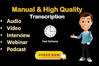 transcribe audio video interview podcast webinar  zoom record transcript