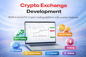 develop crypto exchange with spot,p2p trading, binance clone