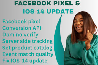 setup or fix facebook pixel conversion API for ios 14 update