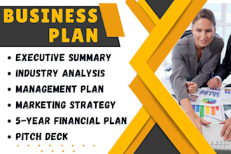 write an investor ready business plan and financial plan