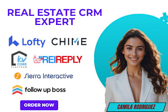 setup lofty, kv core, chime, follow up boss, sierra interactive, rei reply CRM
