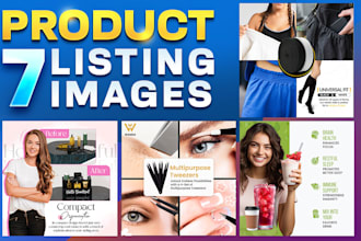 design eye catchy amazon listing images, ebc and storefront design