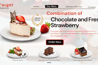 design cake shopify store ice cream cookies pastries store baked food website