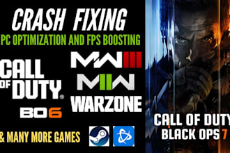fix crashing bo6 mw3 warzone, optimize tweak PC boost fps