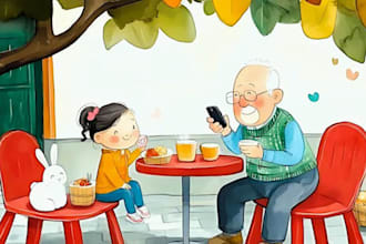 children story book illustration children story book illustration