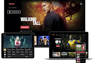create branded iptv player with m3u playlist, epg, xtream code support, panel