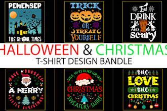 awesome custom halloween t shirt design