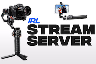 set up an irl streaming server for twitch, youtube, and kick