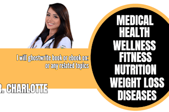write best book and ebook on health, fitness, and medical topics