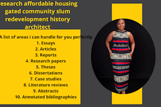 research affordable housing gated community slum redevelopment history architect