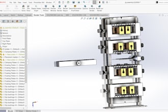 do 3d cad modelling for 3d printing and cnc using solidworks
