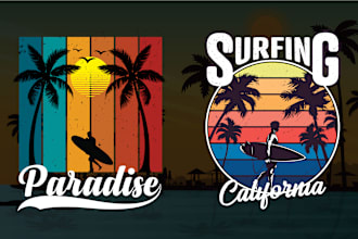 do custom retro vintage t shirt design