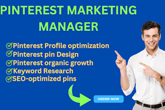 setup, optimize and do pinterest marketing pins and boards