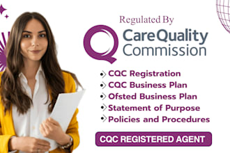 do cqc registration, cqc compliant business plan policies and procedures ofsted