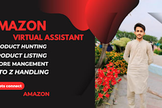 be your amazon virtual assistant, amazon fba account manager